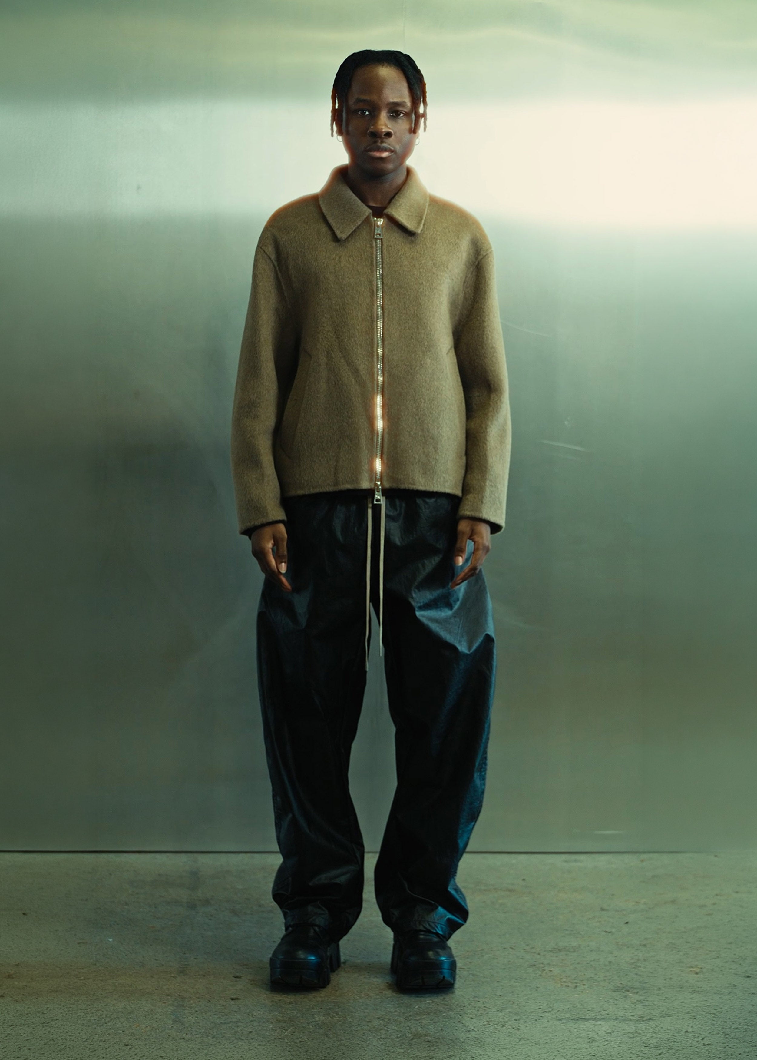 Wool Sand Workwear Jacket