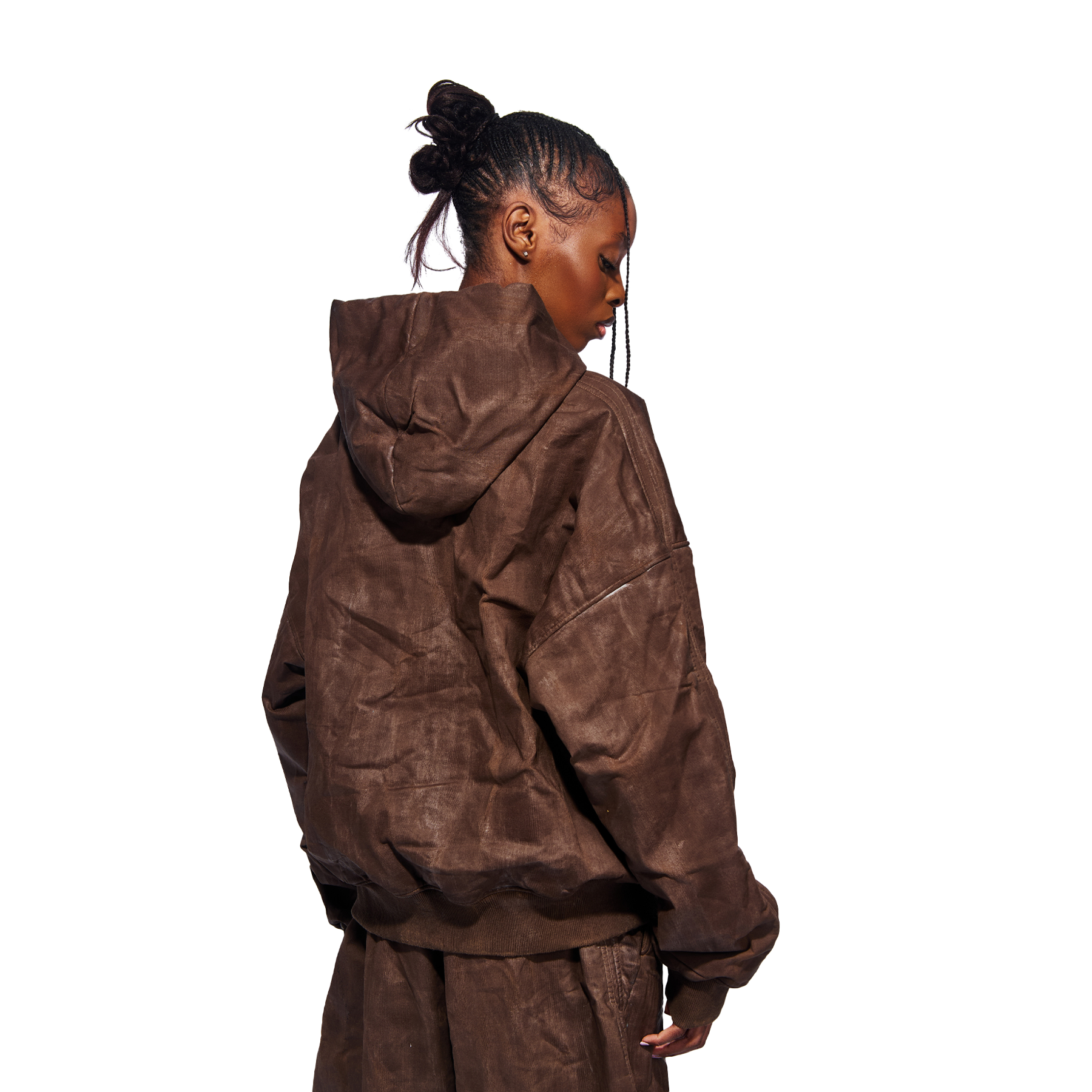 Wax Safety Hoodie - Brick