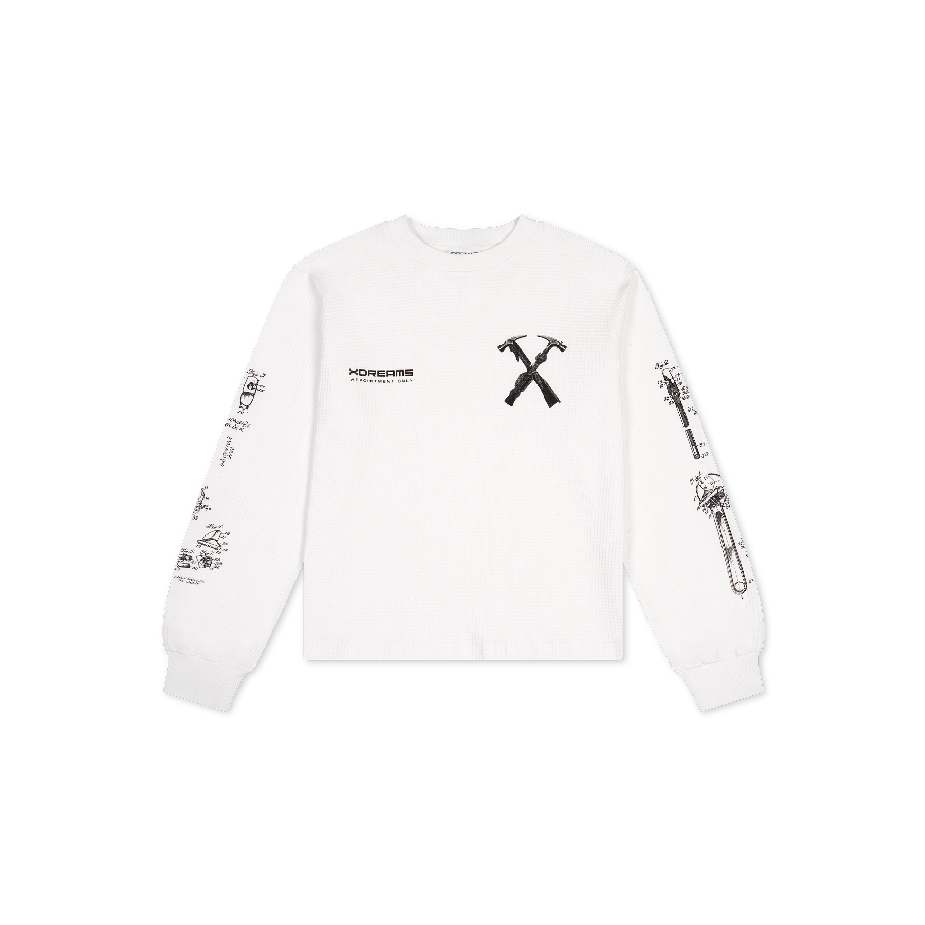 X Tools Long Sleeve - Chalk