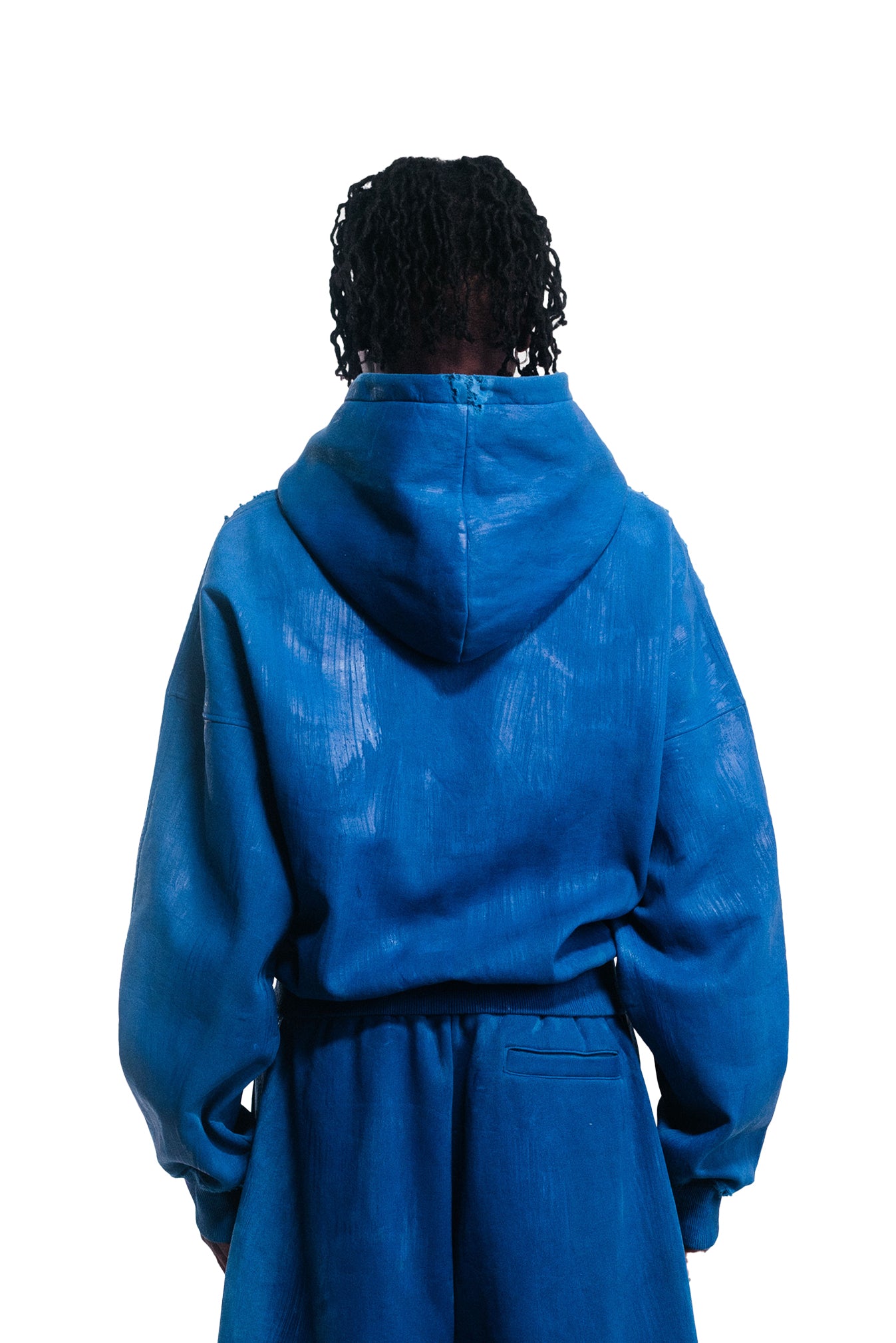 Wax Safety Zip Hoodie - Blueprint Blue