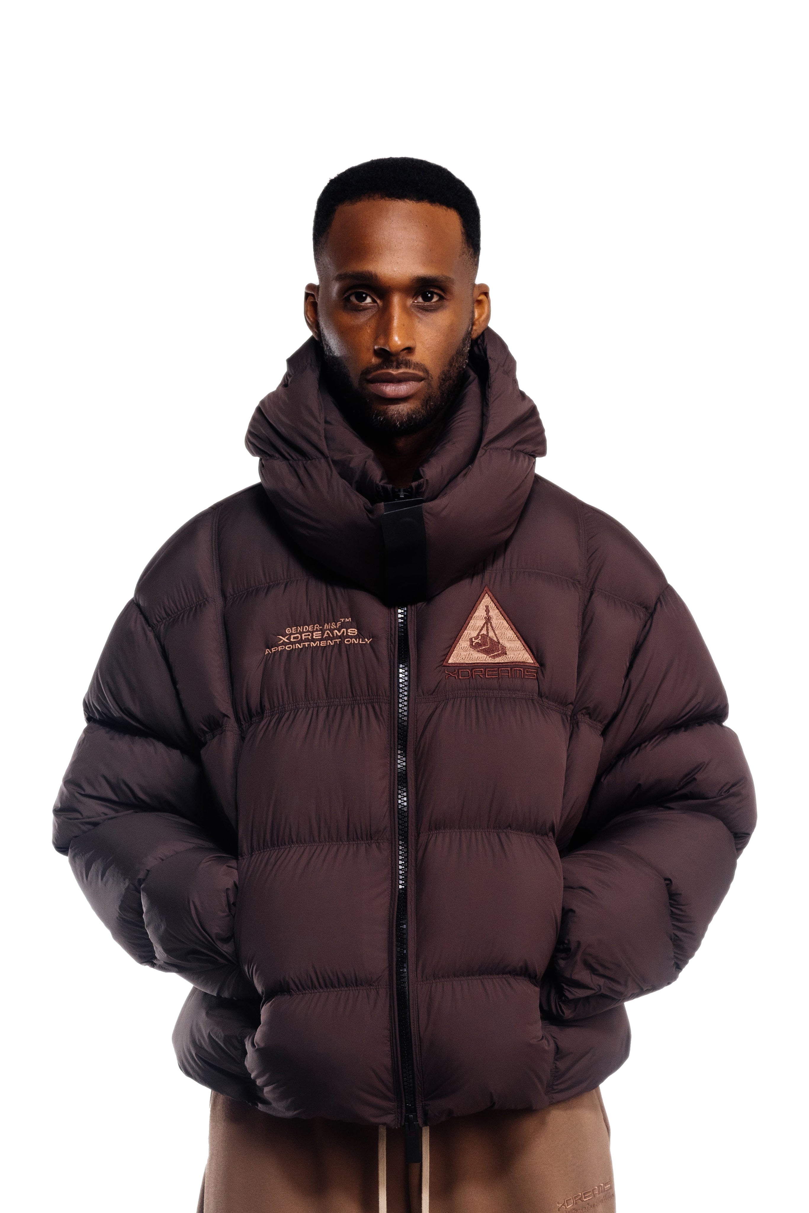 Magnetic Puffer - Brown