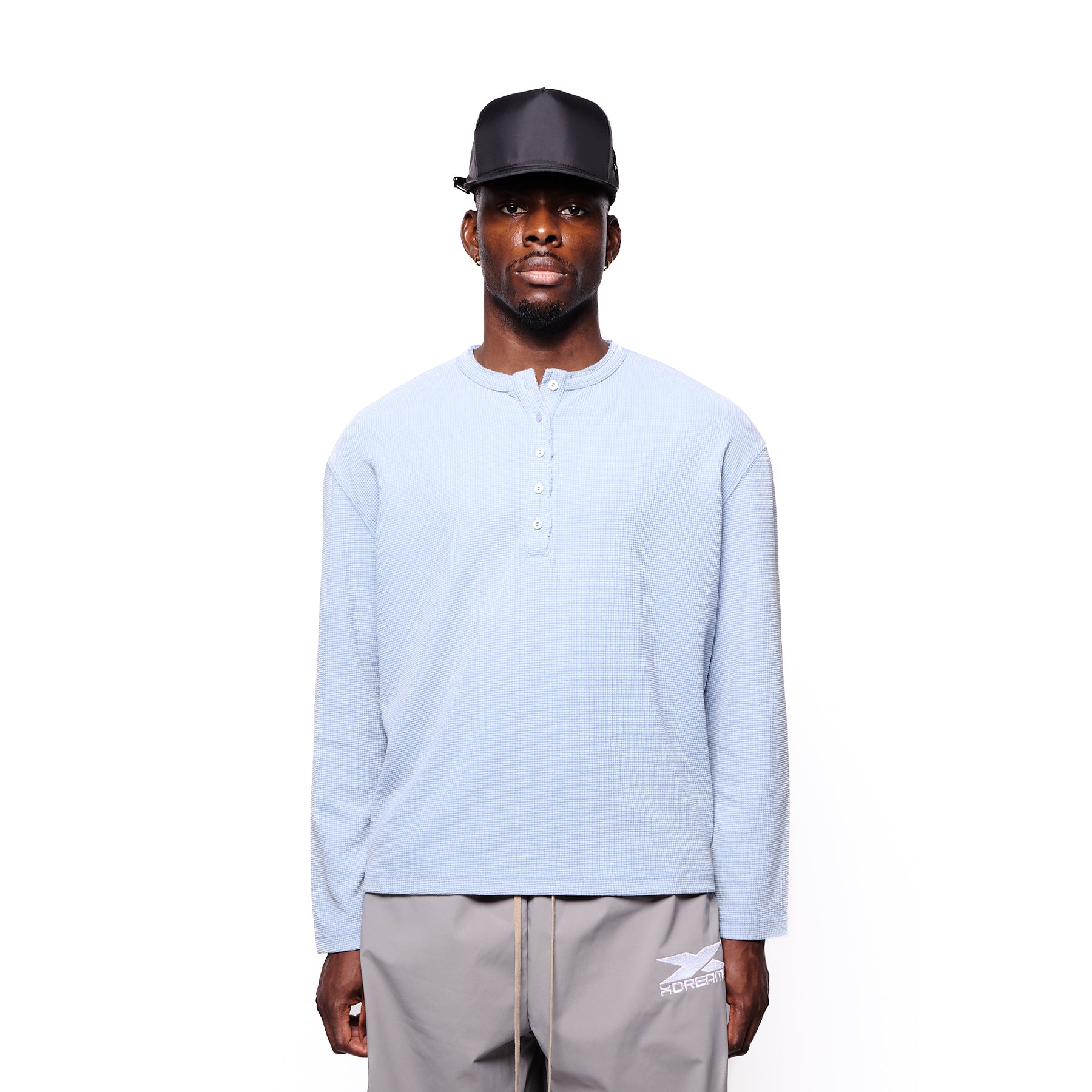 Uniform Henley - Dust Blue