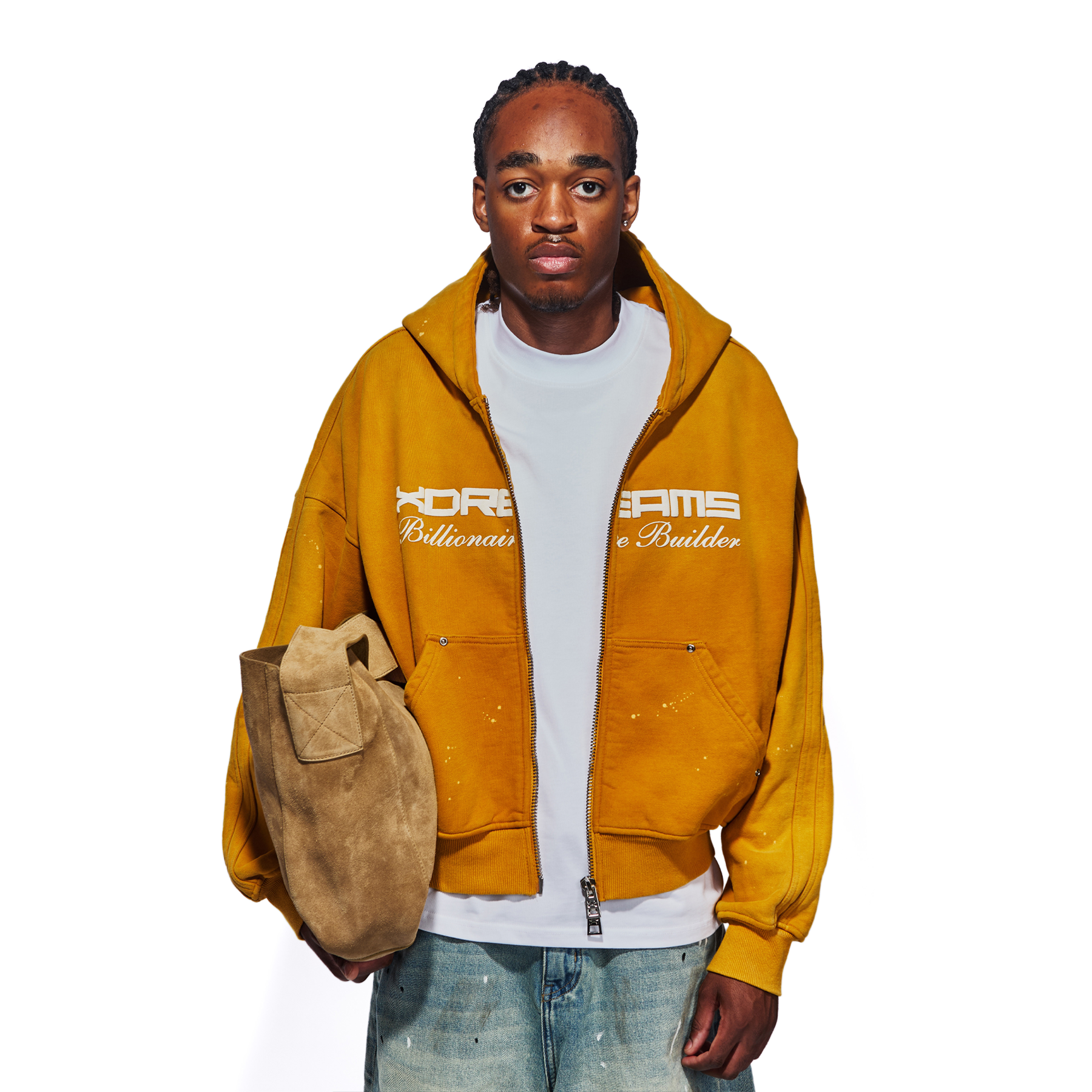 Billionaire Builder Hoodie - Tapeline Yellow