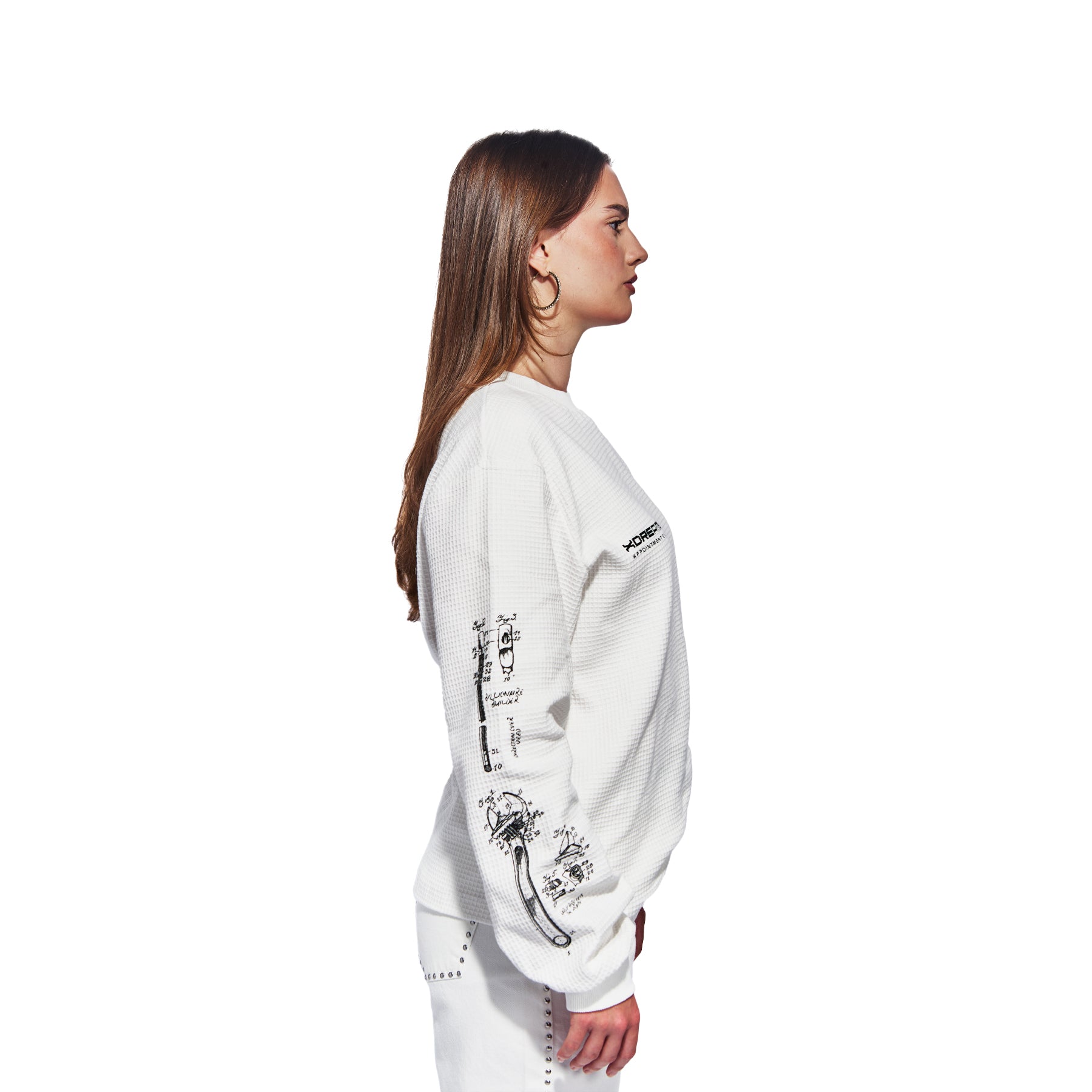 X Tools Long Sleeve - Chalk