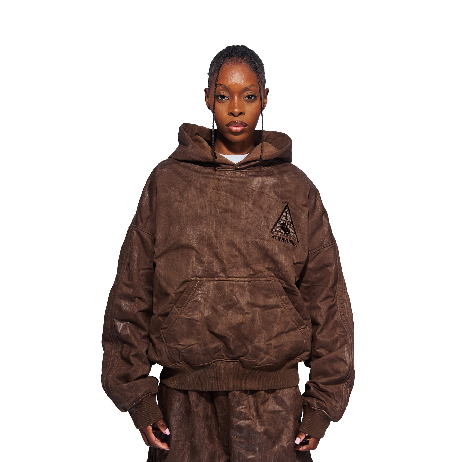 Wax Safety Hoodie - Brick