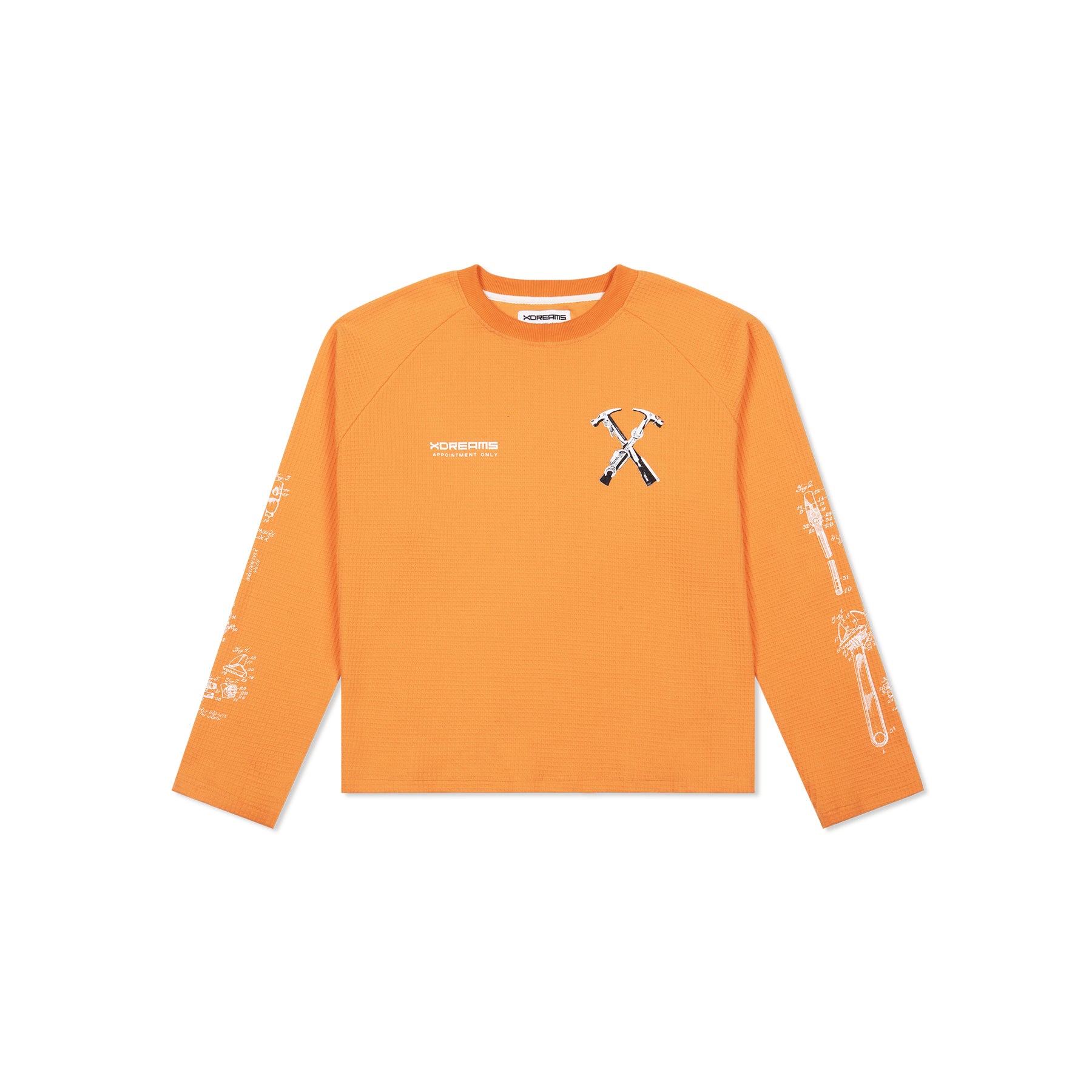 X Tools Long Sleeve - Rust Orange