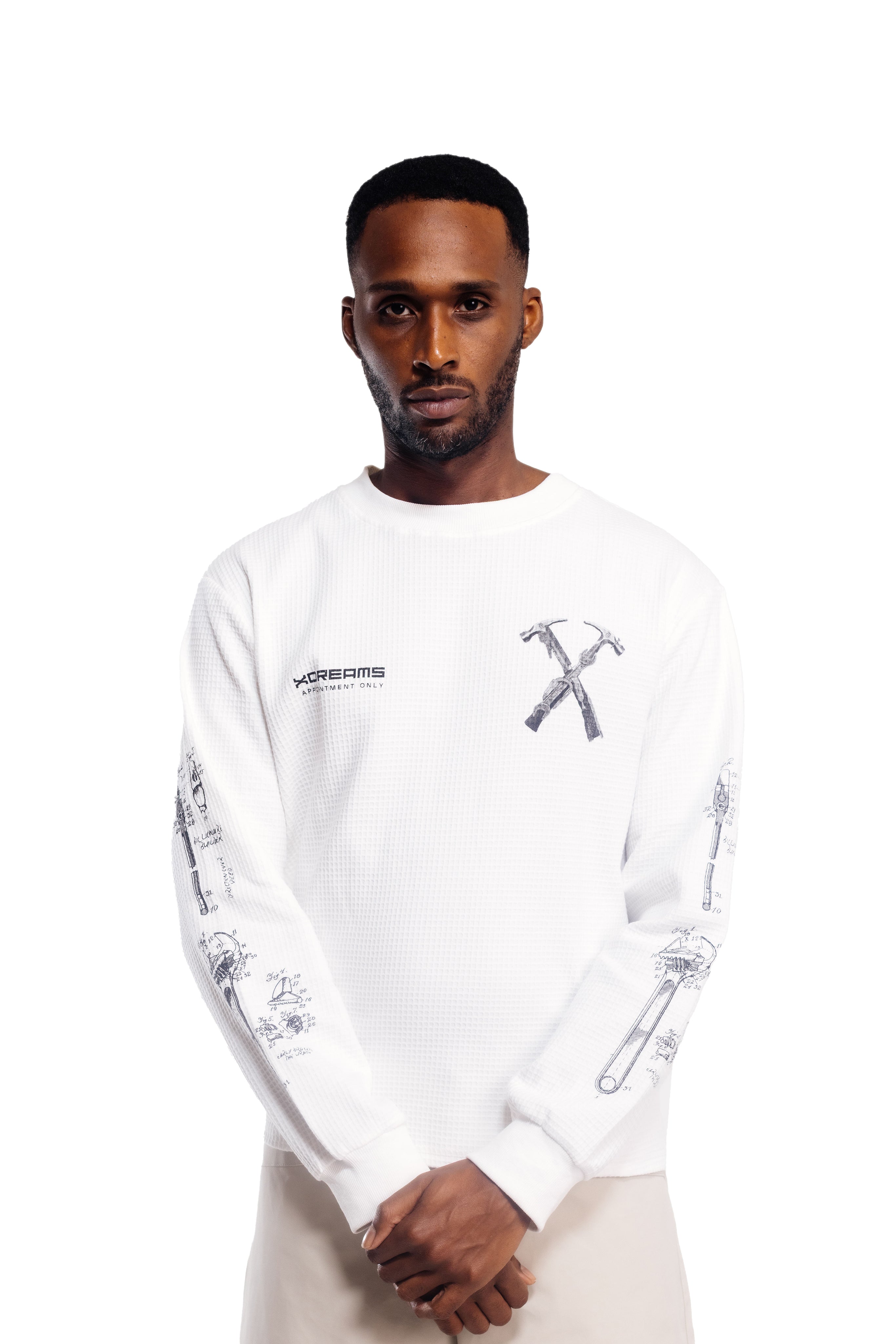 X Tools Long Sleeve - Chalk